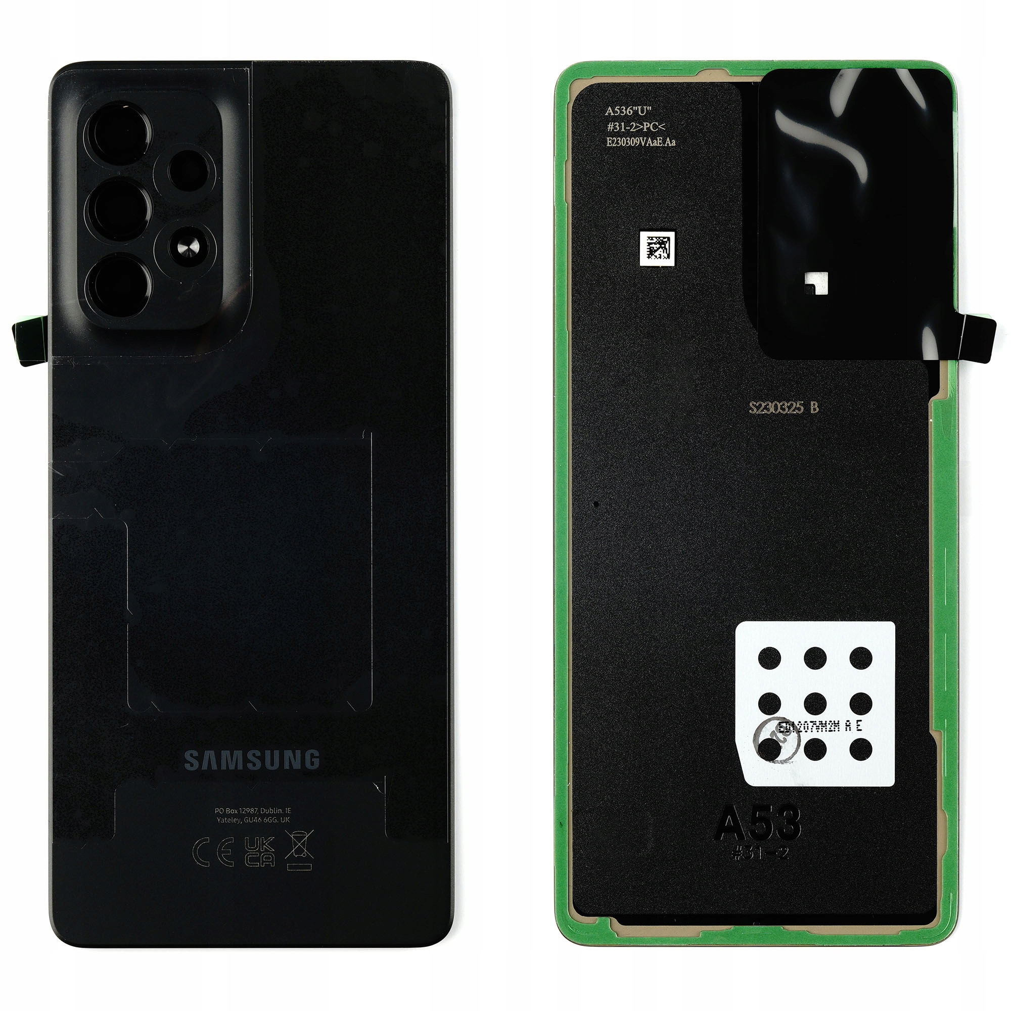 Nowa Oryginalna Pokrywa Tylna Klapka Baterii Samsung A53 5g SM-A536B Czarna