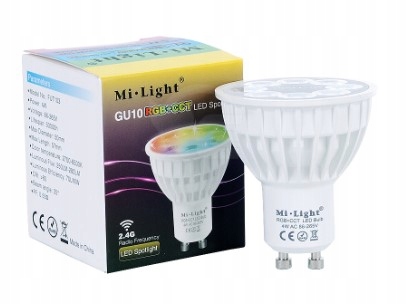ŻARÓWKA GU10 SMART LED RGB+CCT WIFI MILIGHT 230V FUT103 Kod producenta FUT103