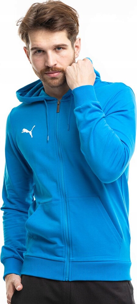Pánská Mikina Puma Team Goal Casuals Sportovní Modrá vel. M
