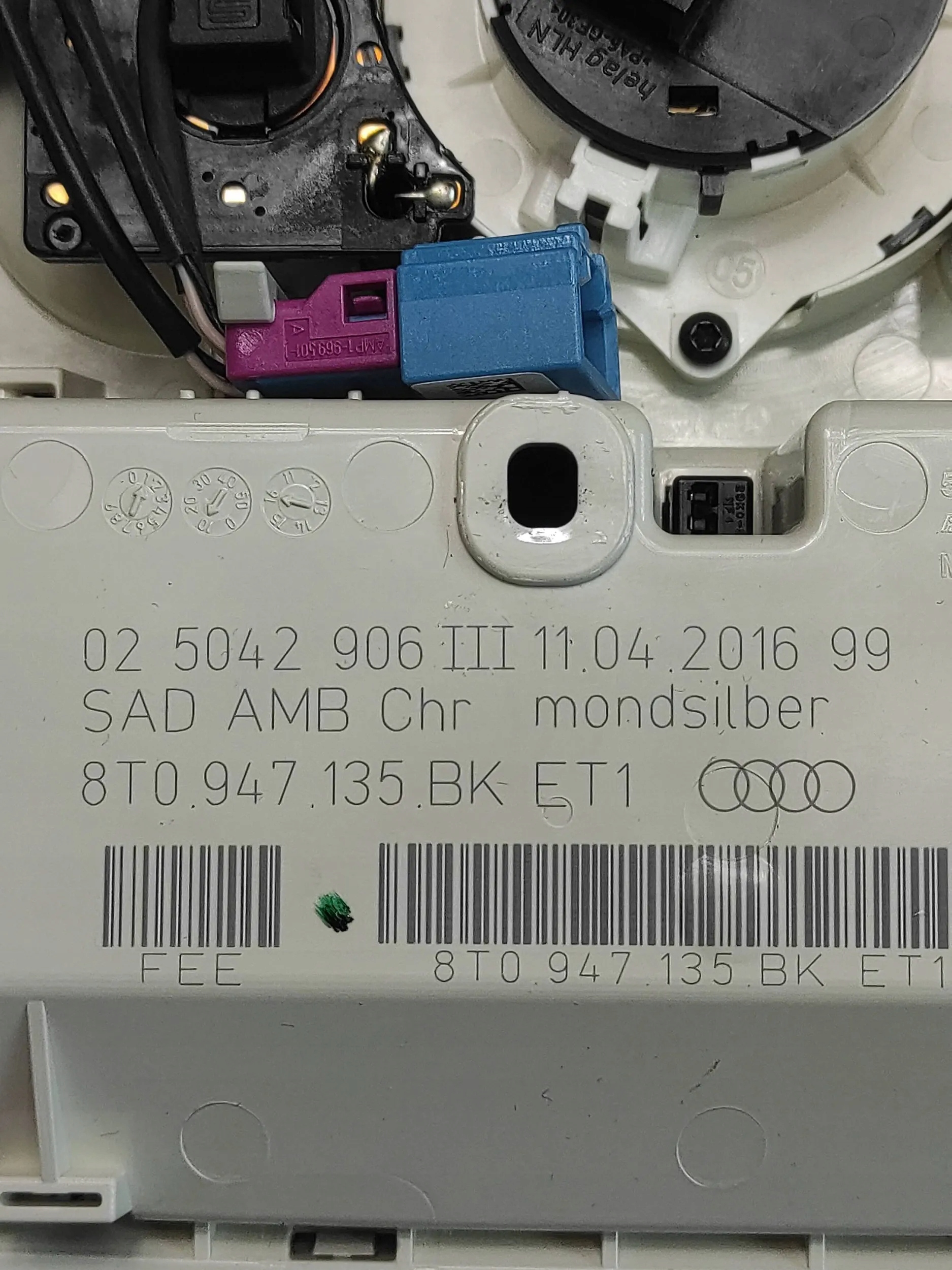 Audi A5 8T FANALE interna 8T0947135BK