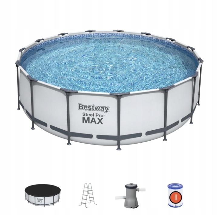 

Bestway Basen stelażowy 457 x 122 cm 56438 z pompą