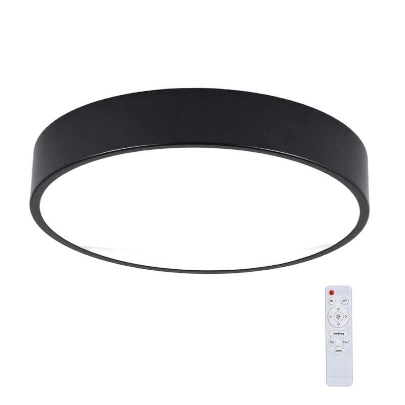Lampa Sufitowa Led Plafon Natynkowy 30W 30CM Duży Z Pilotem