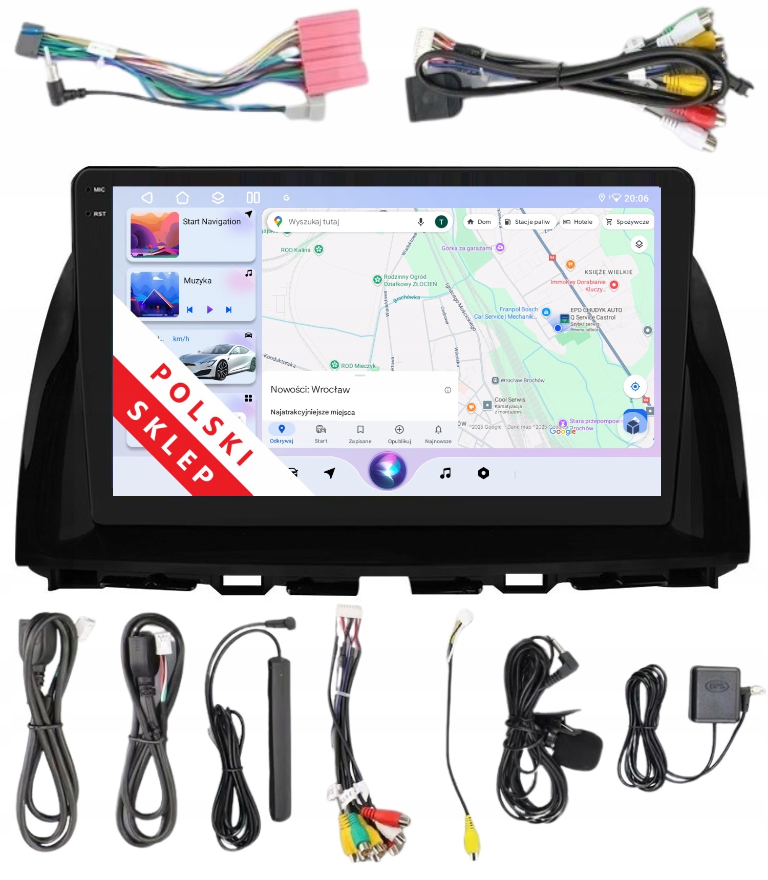 Rádio 2DIN Navigácia Android Mazda CX5 CX-5 1 I 4/64 Gb Dsp Carplay Lte