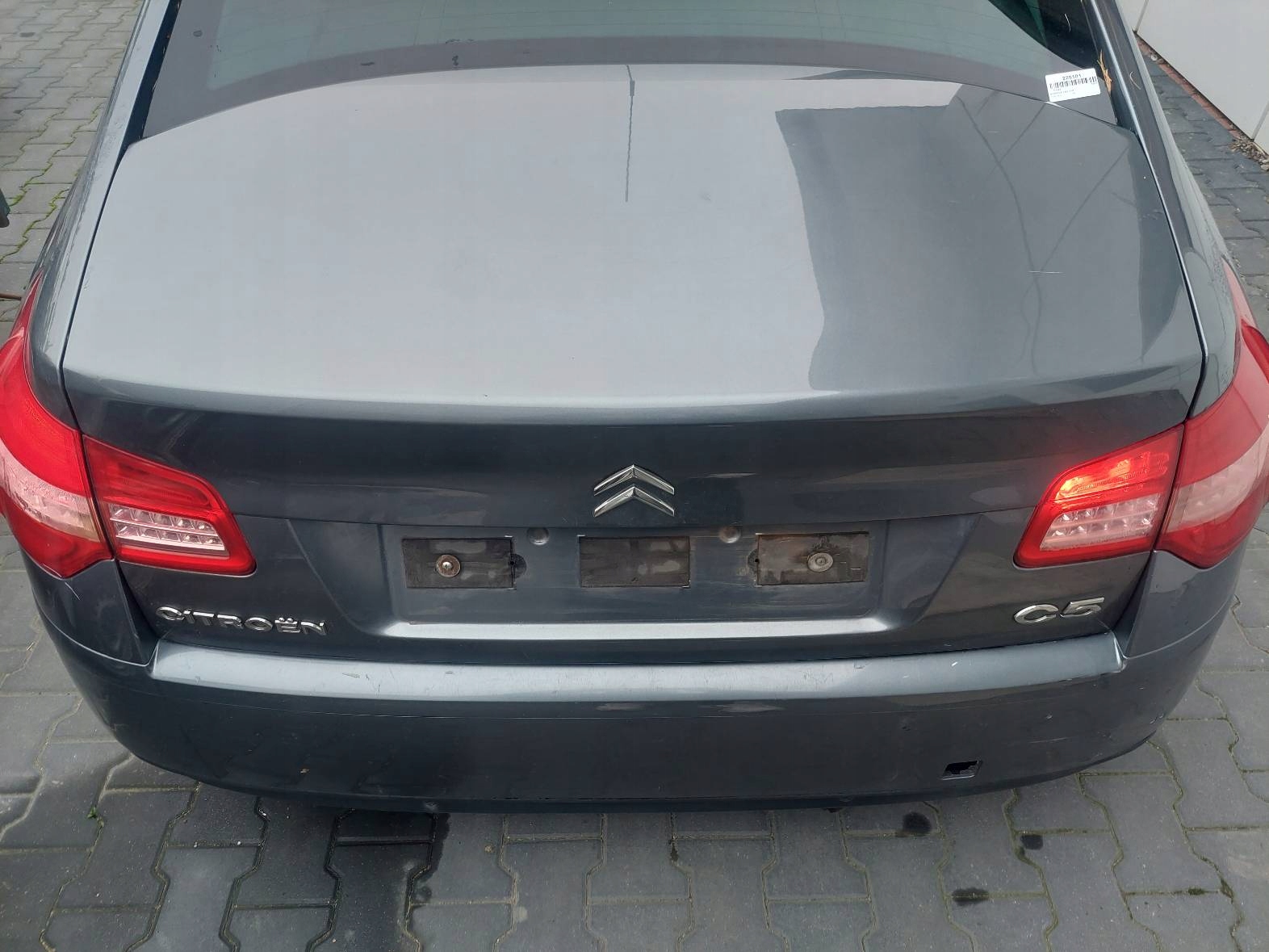 complete rear part bumper light lights trunk door CITROEN C5 II KTHB sedan