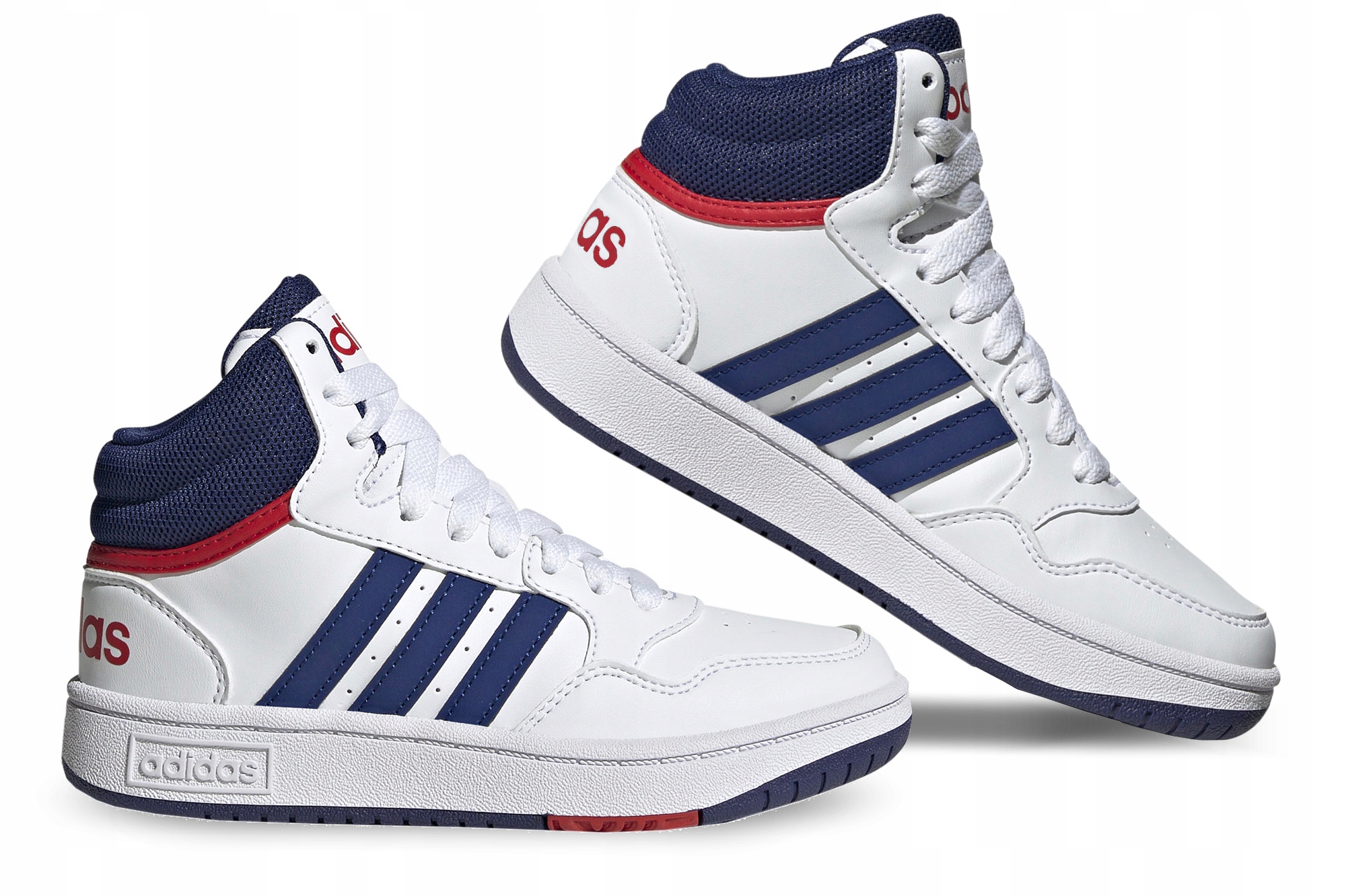 Dětské sportovní boty adidas pro děti, vysoké, pohodlné, Hoops Mid 38 2/3