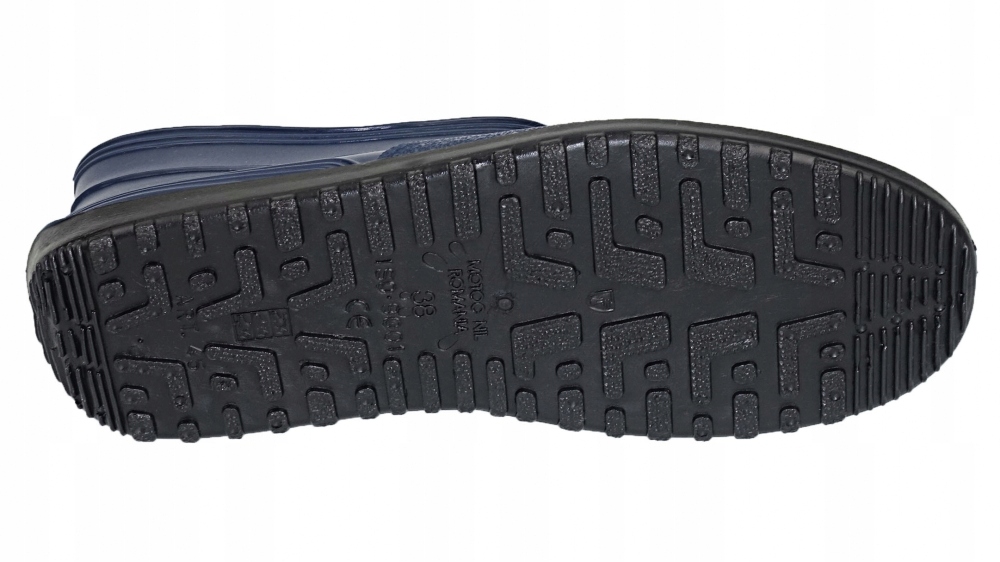 KALOSZE DAMSKIE KRÓTKIE NISKIE GUMOWCE 45-2 Odcień granatowy