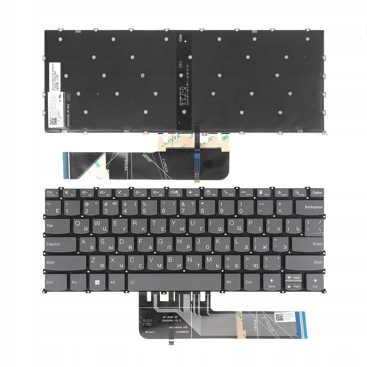 Klávesnice Pro Lenovo Yoga 7-14ITL5 7-14IIL05 7-14ARE Thinkbook 14 G2 Led Ru