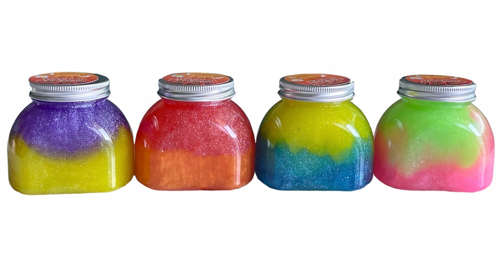 SLIME KOLOROWY GLUTEK MASA SENSORYCZNA ANTYSTRESOWA SLAJM MEGA ROZCIĄGLIWY Kod producenta 9763664