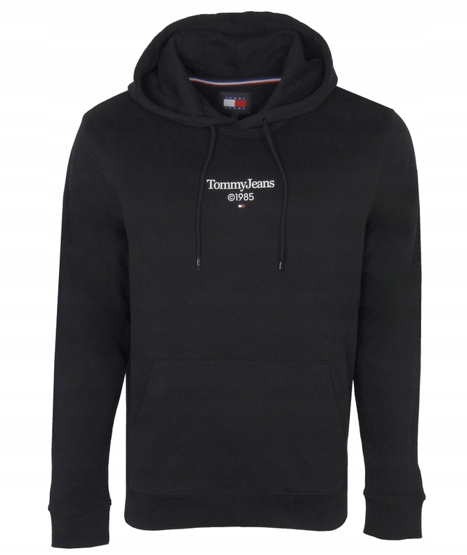 pánská mikina s kapucí Tommy Jeans , černá, L