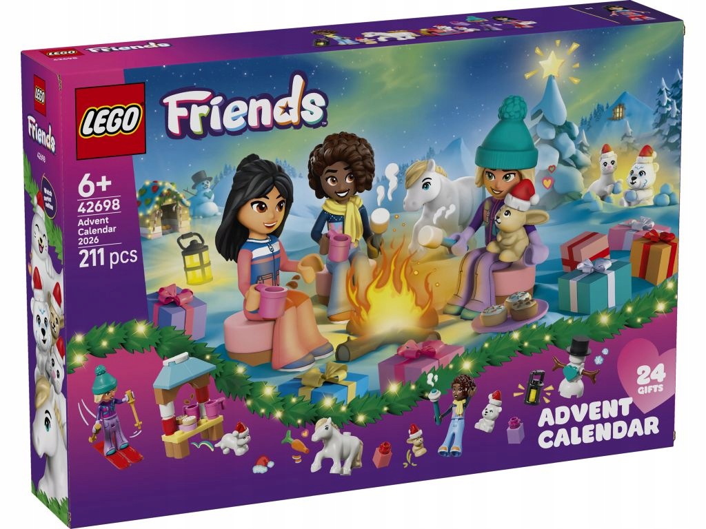 Lego 42698 Friends Adventní kalendář na rok 2026