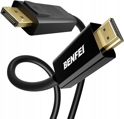 Kabel DisplayPort do Hdmi Benfei 4K 1,8 m Full Hd Audio