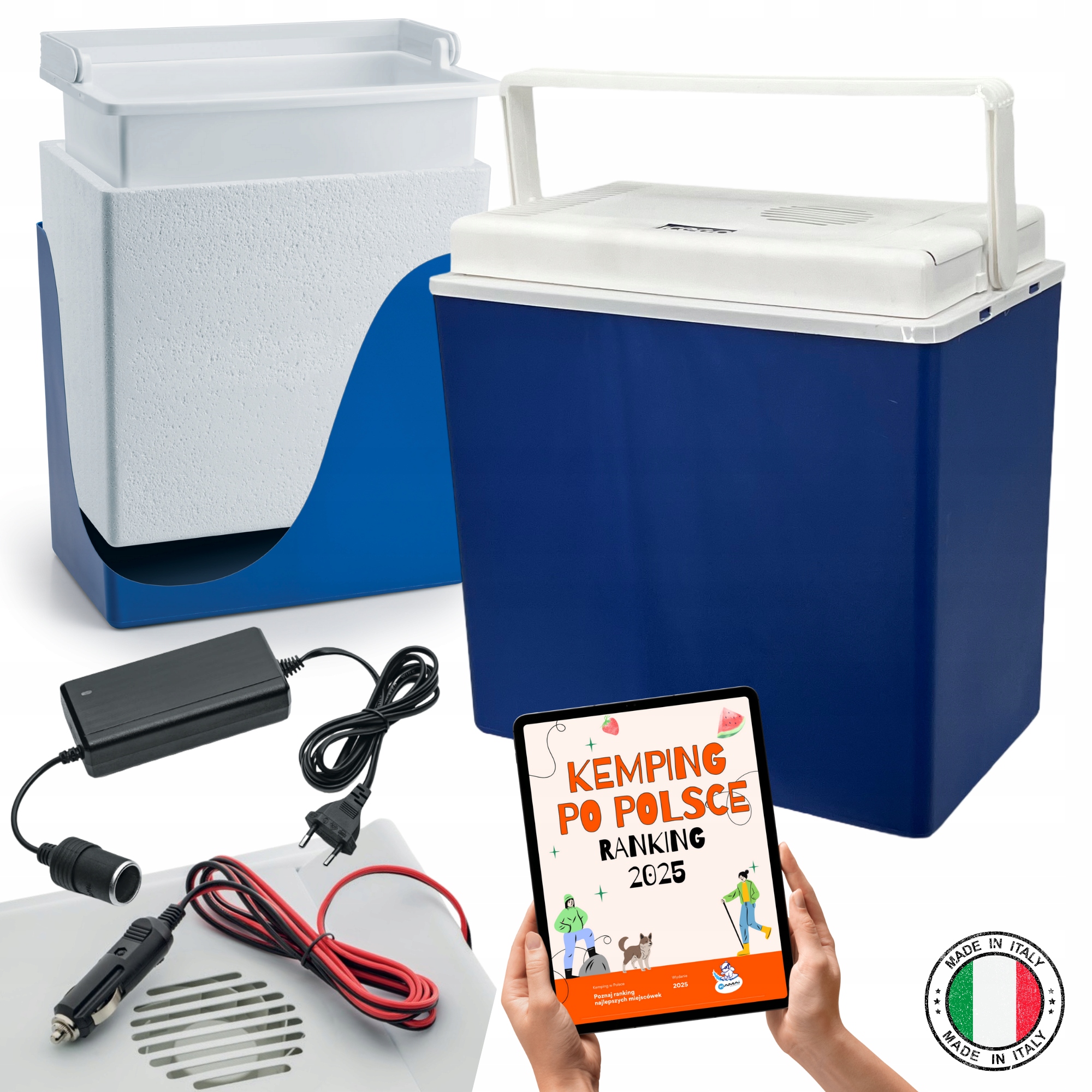 Elektrická Chladnička 24L 12V/230V do auta, obytná chladnička na cesty