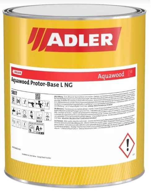 Adler podkład warstwa pośrednia Aquawood Protor Base L 2,7 Kg Bezbarwny
