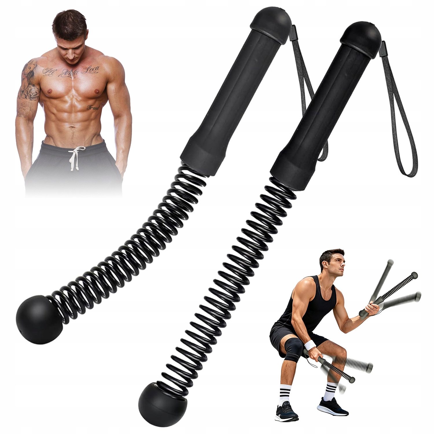 Battle Rope Lina Ćwiczeń Power Skręcony Składana Konstrukcja Dom Siłownia