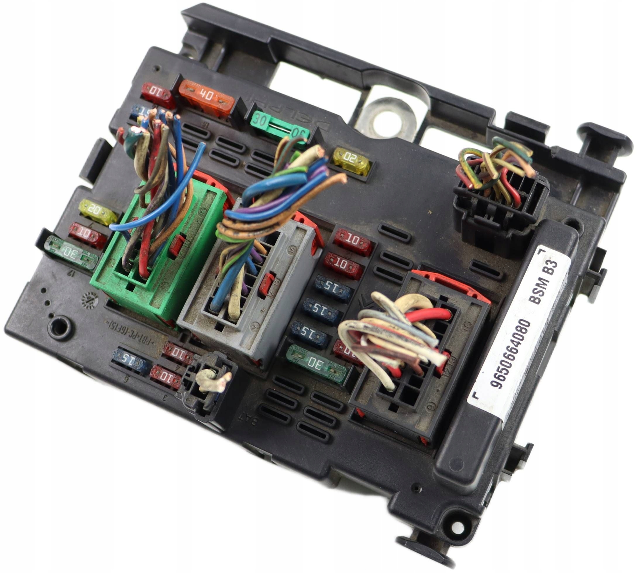 CITROEN PEUGEOT module control unit compartment BSM B3 9650664080