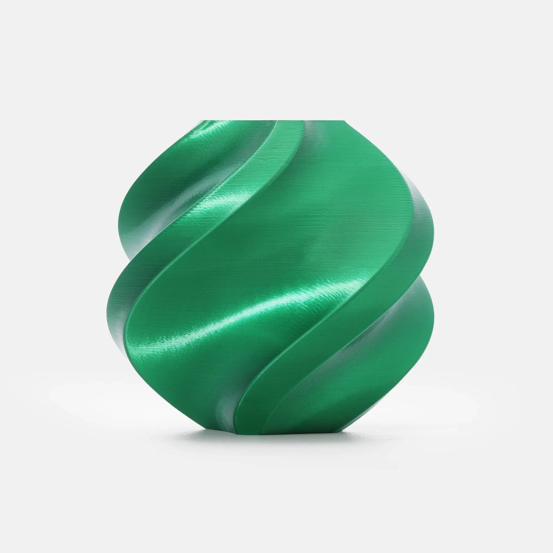 Filament 1,75 mm Bambu Lab Pla Silk+ Candy Green Zielony Szpula 1 kg