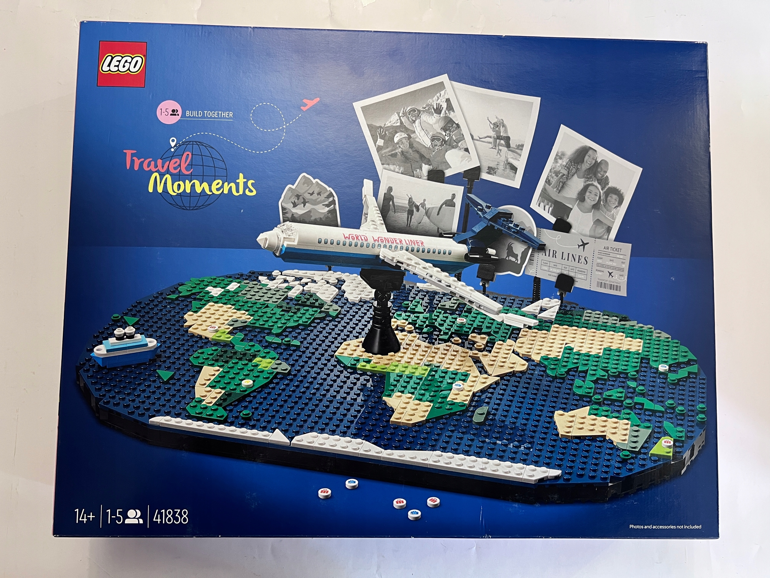 Lego 41838 Travel Wspomnienia z podróży mapa