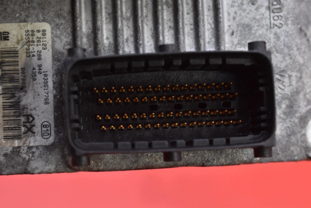 control unit computer of the engine 55557933 OPEL CORSA D 1.2 16V 80 KM 06-11
