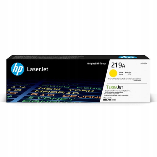 Toner Hp 219A Yellow Original LaserJet Toner Cartridge W2192A żółty