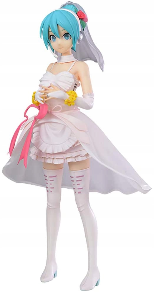Figurka Anime Hatsune Miku DIVA White Dress SEGA