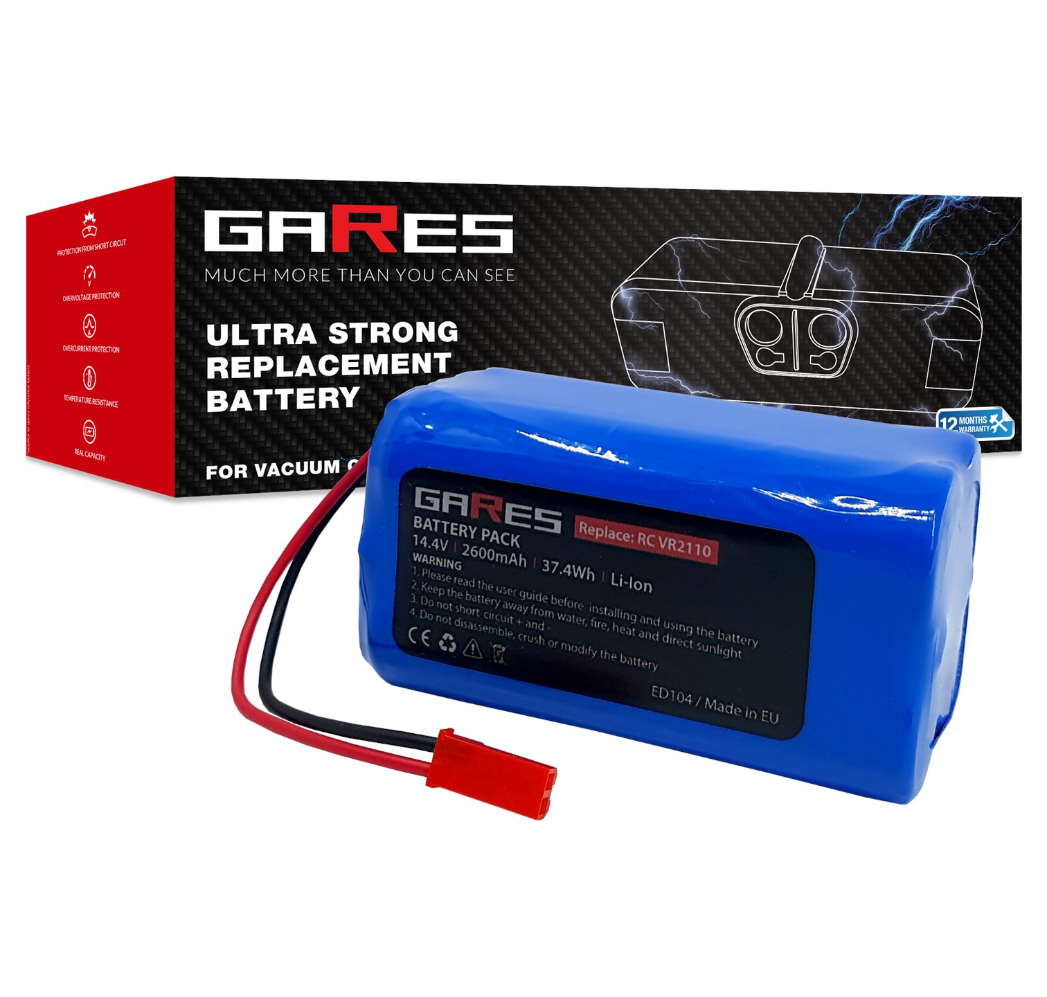 Baterie Akumulátor pro Concept VR2110 14,4V 2,6AH