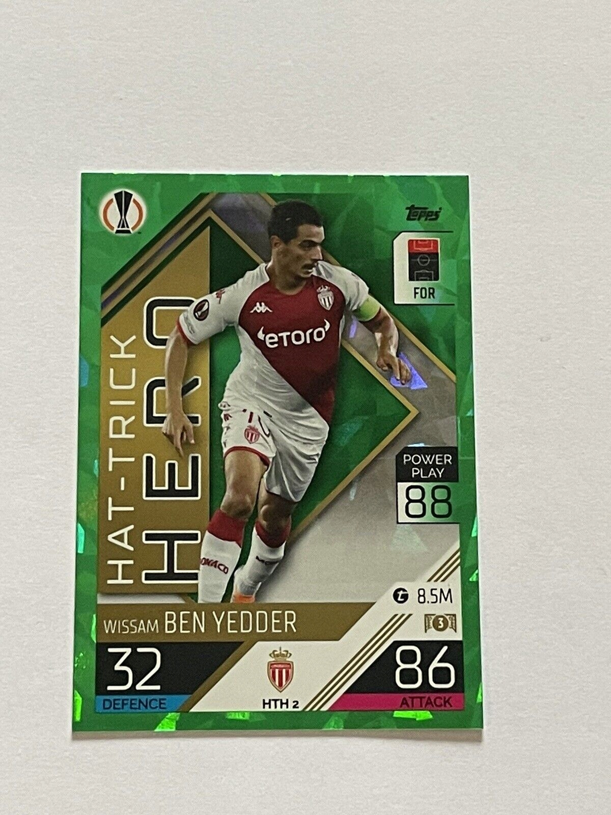 Topps Match Attax Extra Hat-trick Hero Ben Yedder
