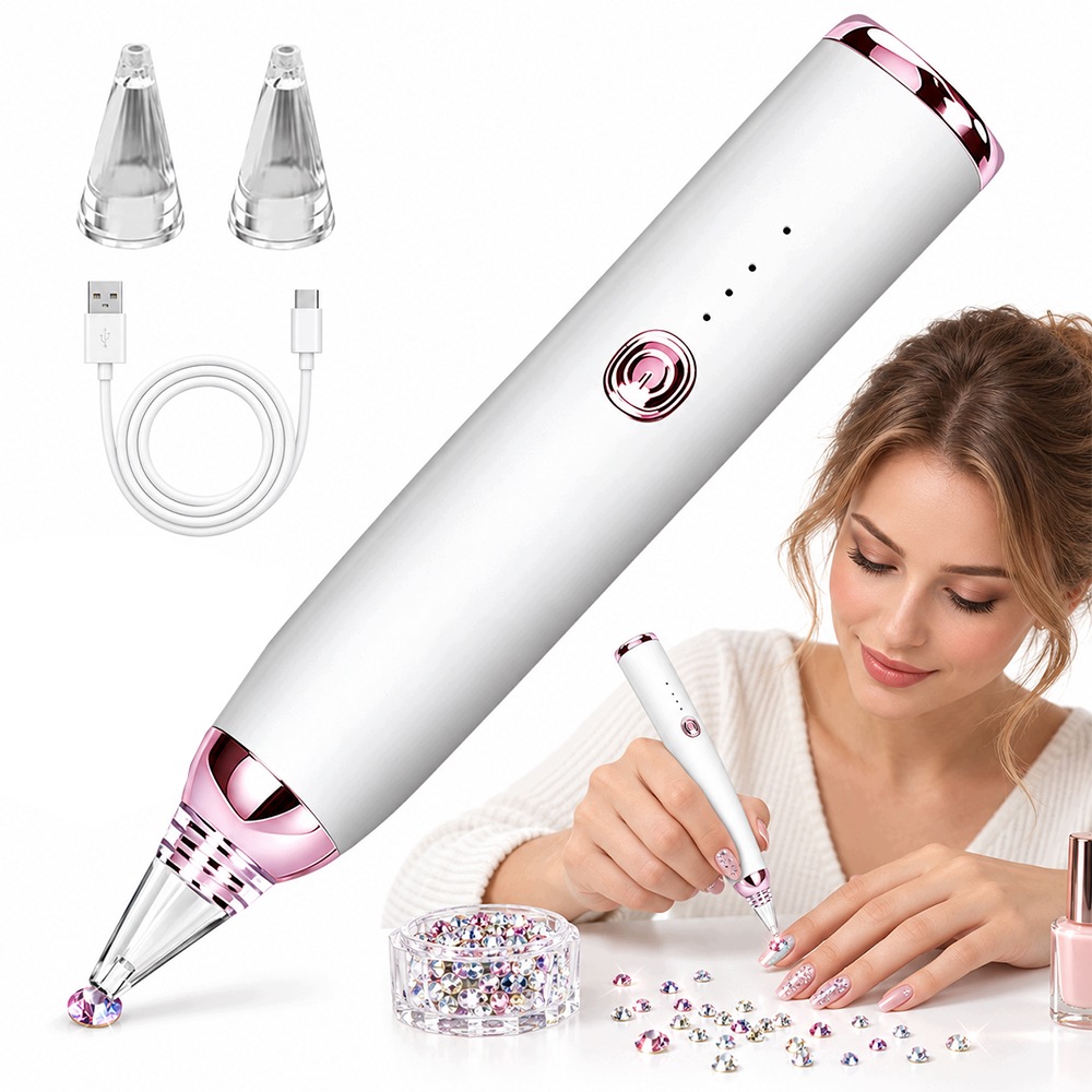 Elektrický Pen Diamantová Hubice 3 Rychlosti Nabíjení Usb-c 400 Mah