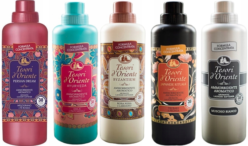 Levně Tesori d'Oriente Sada 5 kusů italských tekutá aviváž 760 ml Pabjm