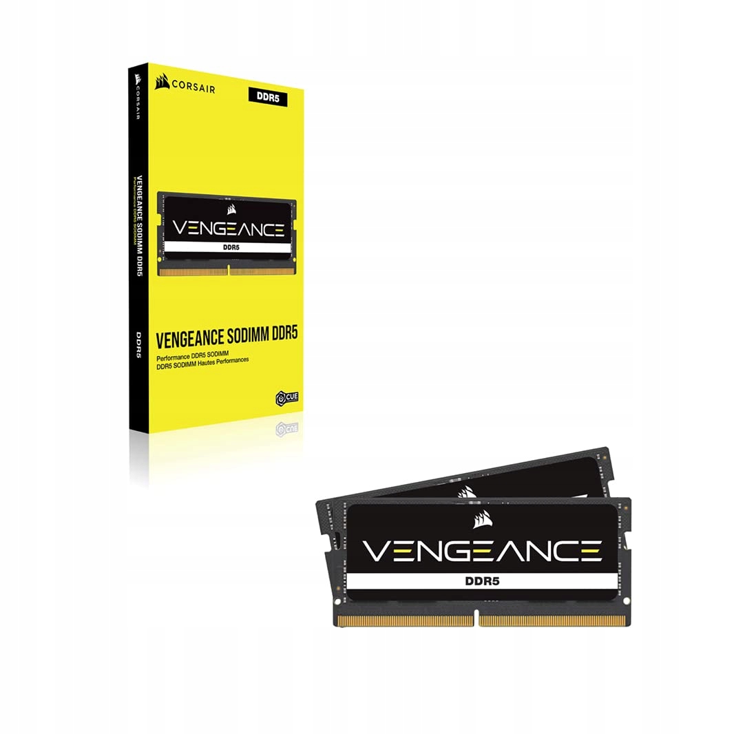 CORSAIR VENGEANCE DDR5 SODIMM 64GB (2x32GB) DDR5-5200 (PC5-41600) C44 1.1V — 4