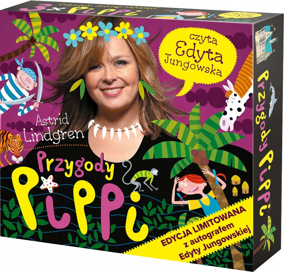 Audiobook Przygody Pippi 3xCD edycja limitowana z autografem książka audio