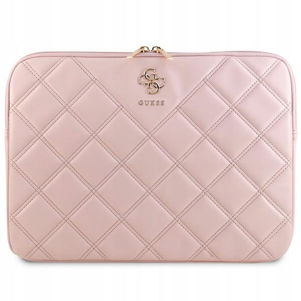 Taška Guess Sleeve GUCS14ZPSQSSGP 14" Quilted 4G růžová/pink