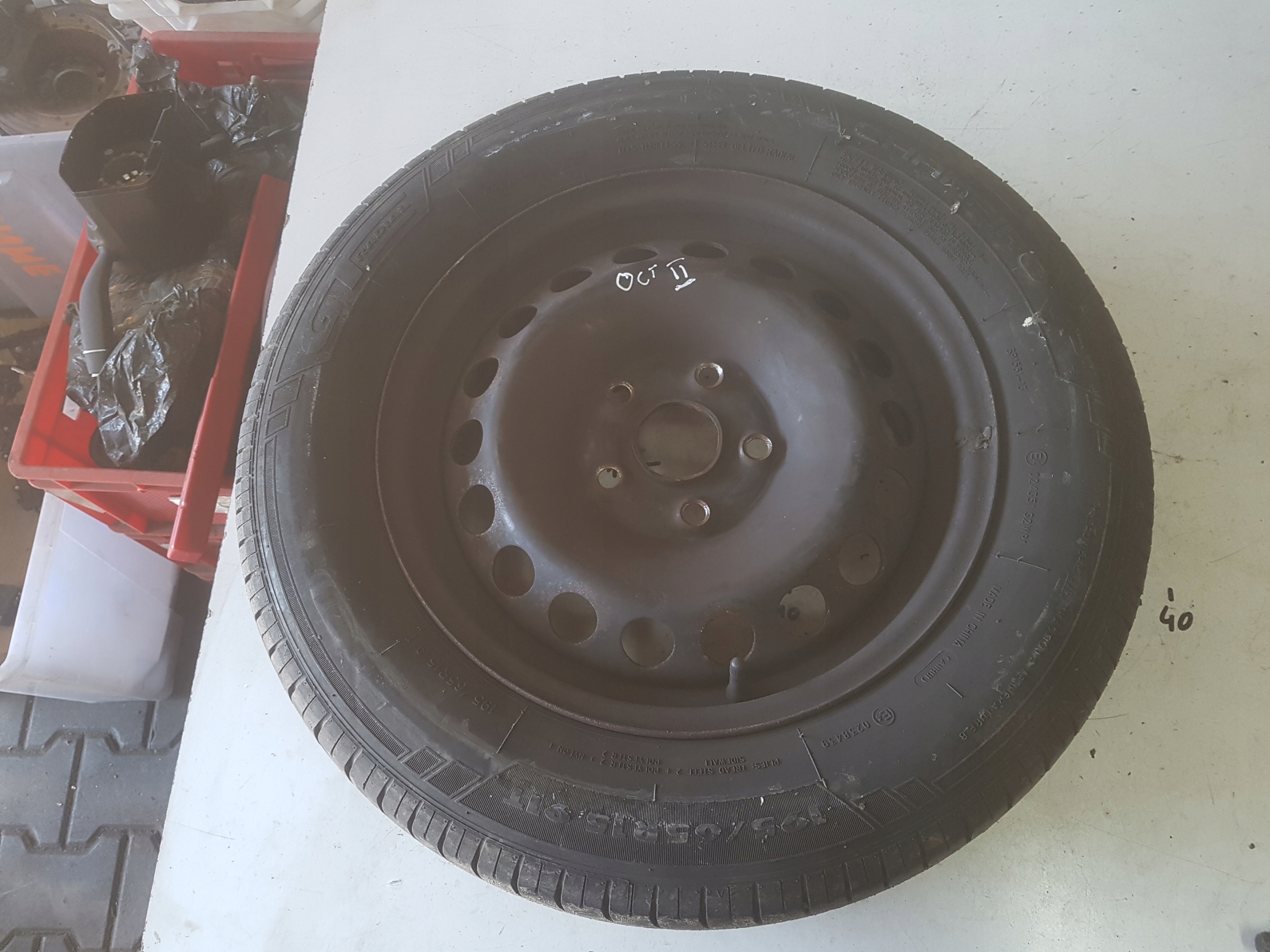 SKODA OCTAVIA 2 II 04-12R запасное колесо 15 5X112