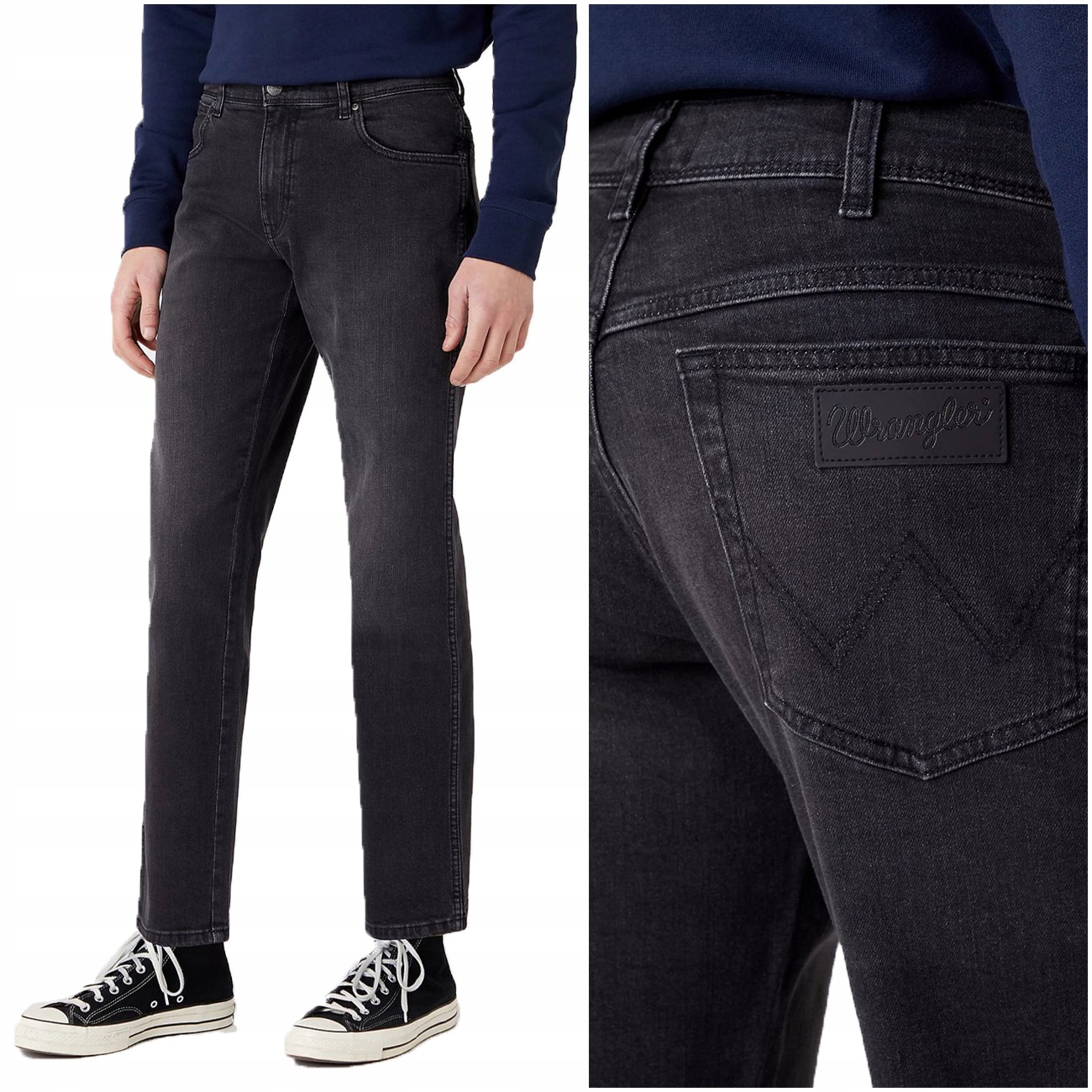 

Wrangler Texas Męskie Spodnie Jeansowe W32 L32