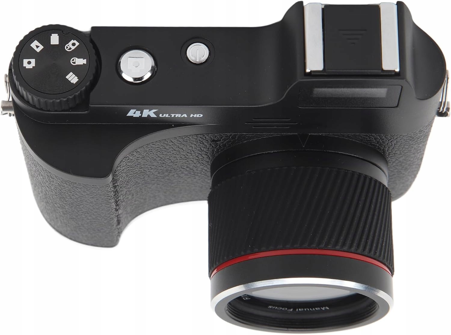 Aparat Cyfrowy 4K, Kompaktowy Aparat do Vloggingu 48 MP Ręczne Obsługiwane systemy operacyjne Android