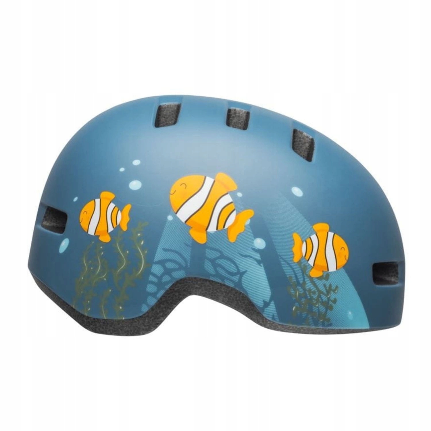 Kask Bell rowerowy orzeszek dziecięcy Bmx 45-52 cm niebieski z frybkami