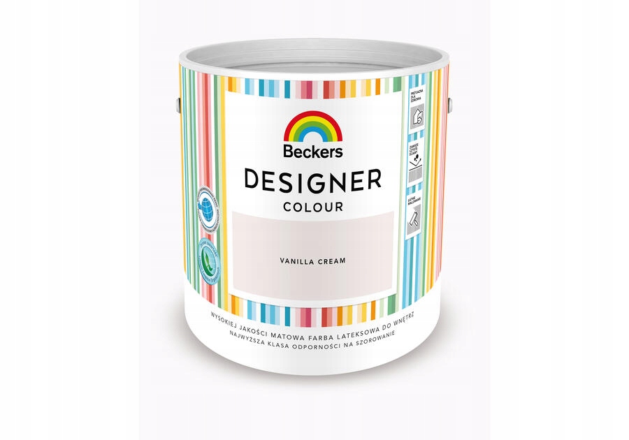 Barva latexová Designer Colour Vanilla Cream 2,5 L Beckers