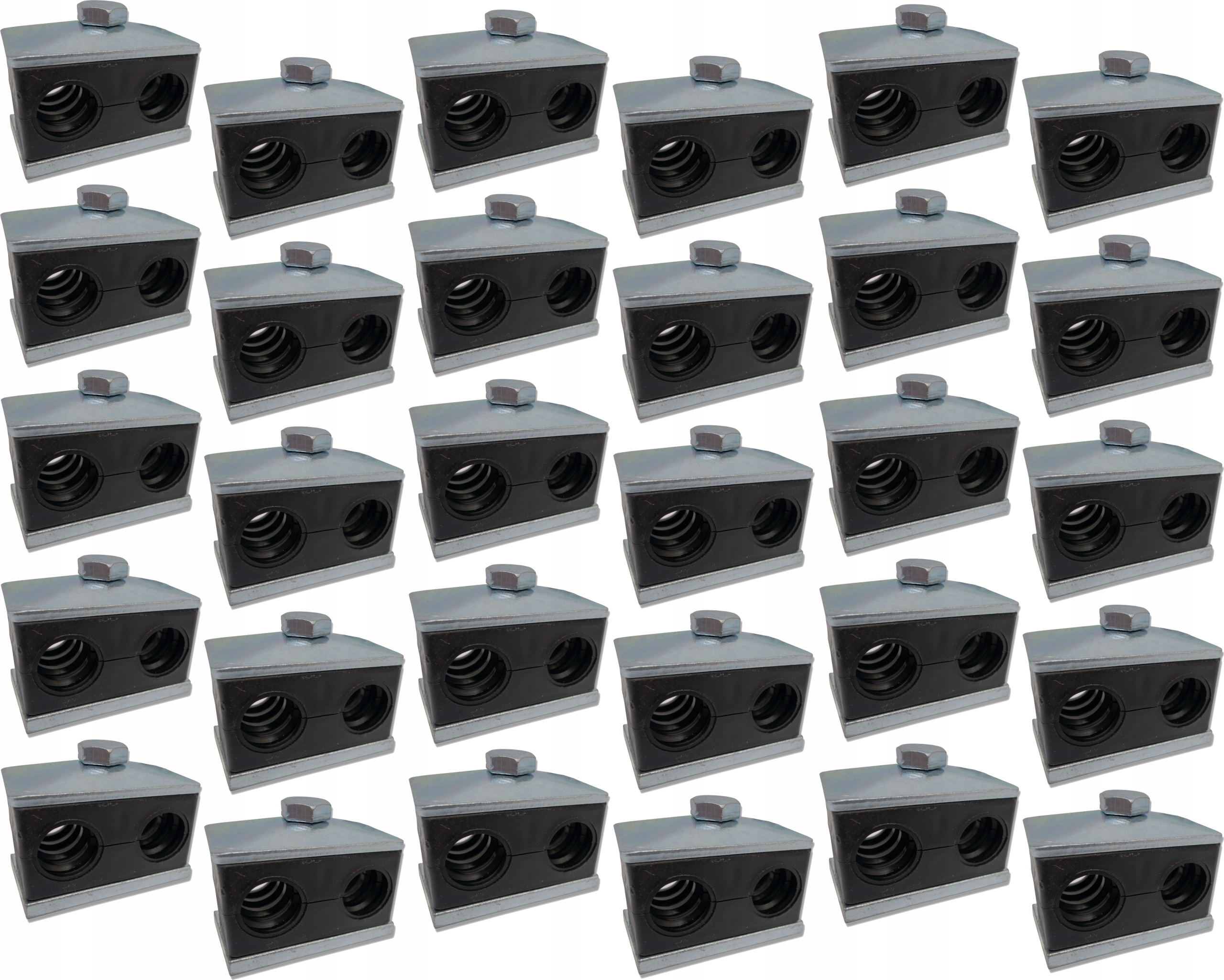 40 x Objímka 12 mm Pro Upevnění Hydraulických Hadic