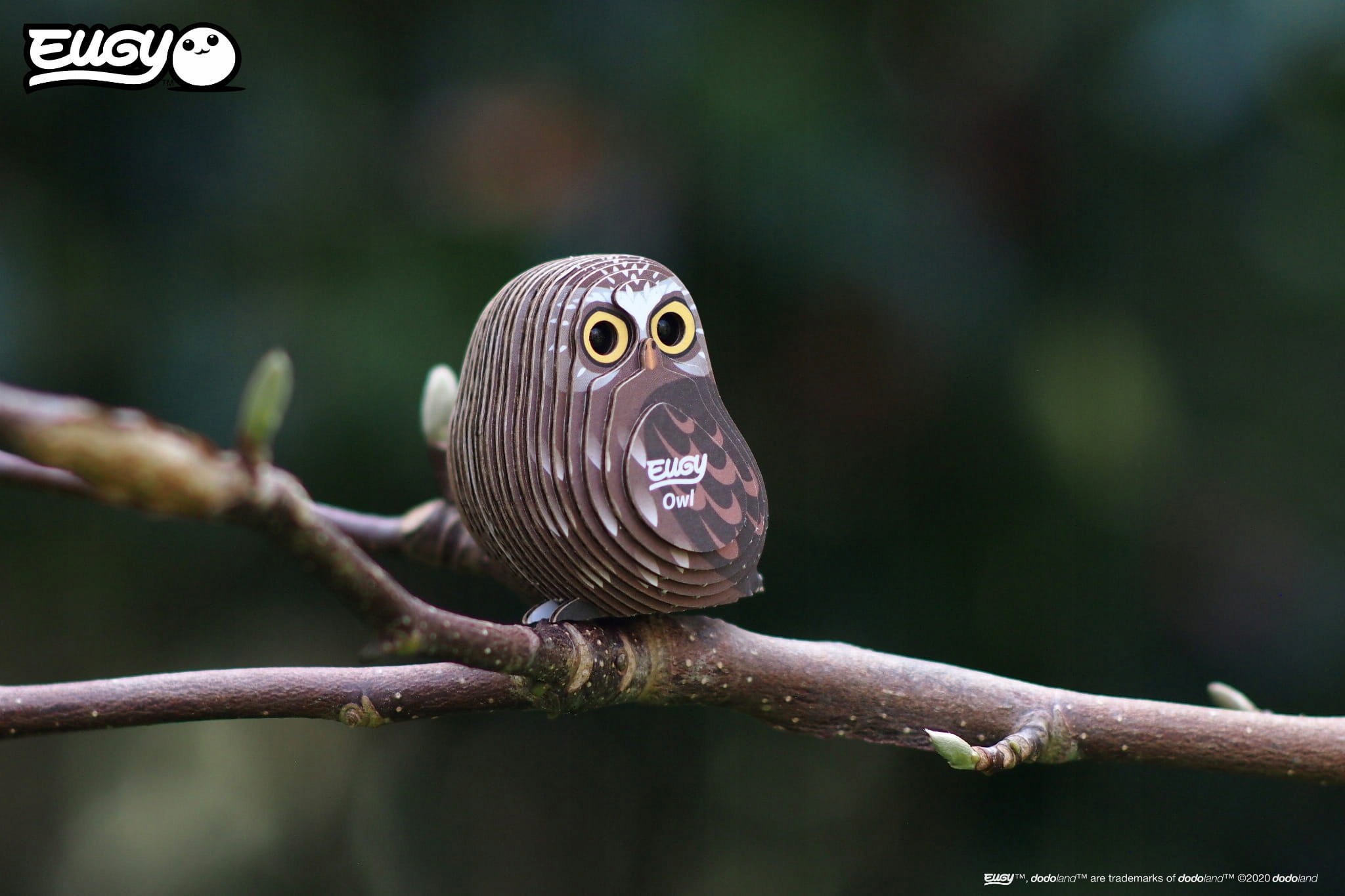 SOWA EKO UKŁADANKA PUZZLE 3D EUGY Kolekcja inna