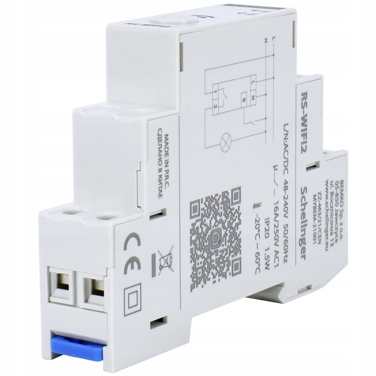 ZEGAR CZASOWY ASTRONOMICZNY PROGRAMATOR WI-FI 1P Model A26-RS-WIFI2