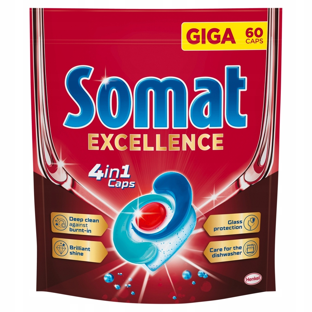Levně Kapsle do myčky Somat Excellence 4 in 1 60 ks