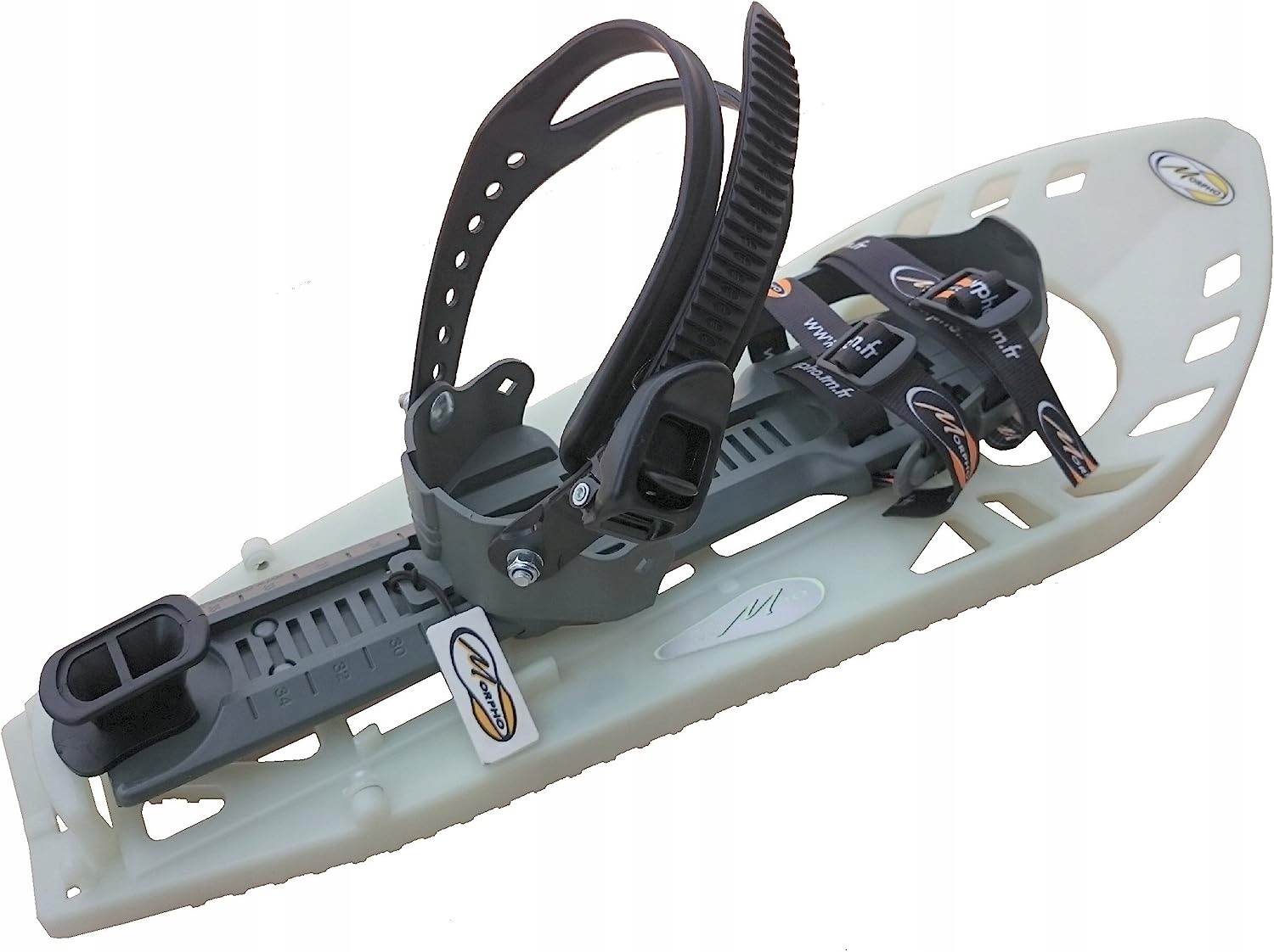 Sněžné rakety Morpho 30" 64 kg, odstíny šedé, zářící ve tmě