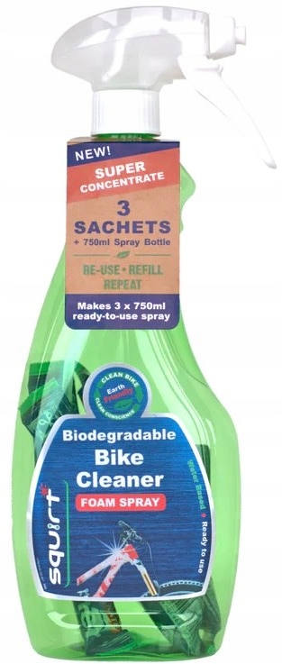 Squirt preparat czyszczący Bike Cleaner Concentrate 750ml (3x30ml)