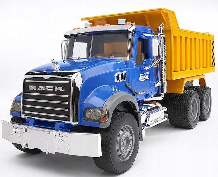 BRUDER MACK GRANITE WYWROTKA CIĘŻARÓWKA 02815
