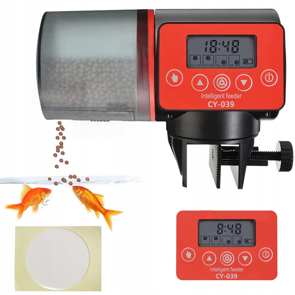 Levně Automatické Krmítko Pro Ryby LCD Dávkovač Krmítko S Časovačem 200 ML