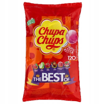 Levně Chupa Chups Lízátka Best of Bag 1440 g
