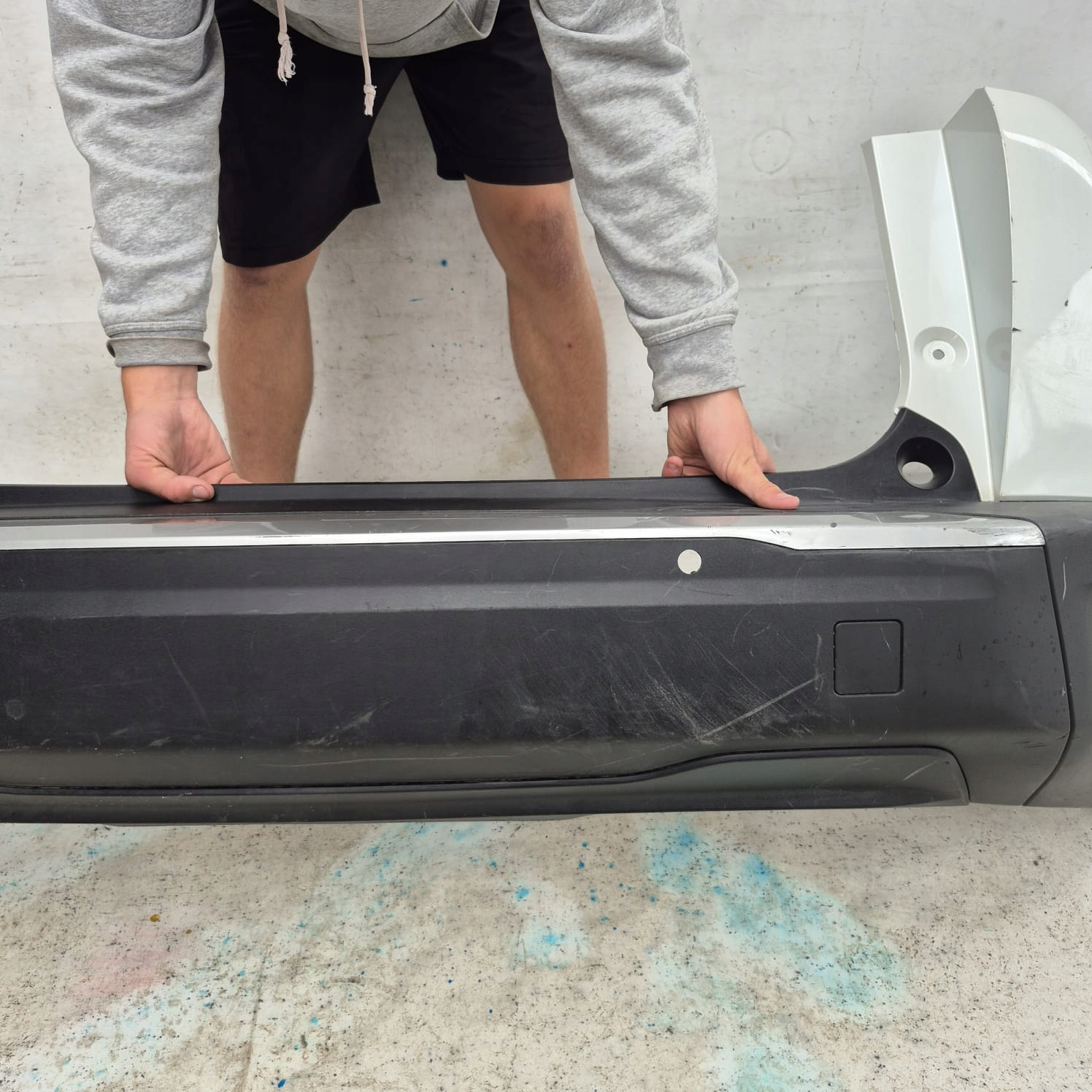 PEUGEOT 2008 II 2 19-> bumper rear part rear 4XPDC