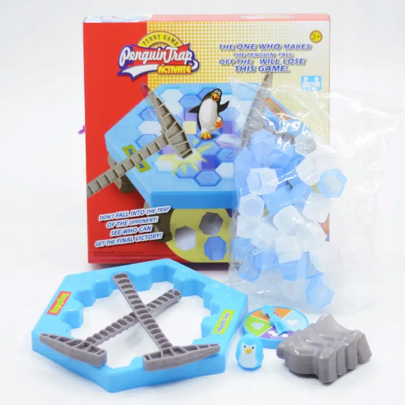 GRA ZRĘCZNOŚCIOWA PINGWIN W PUŁAPCE NA LODZIE ! Wydawca inny
