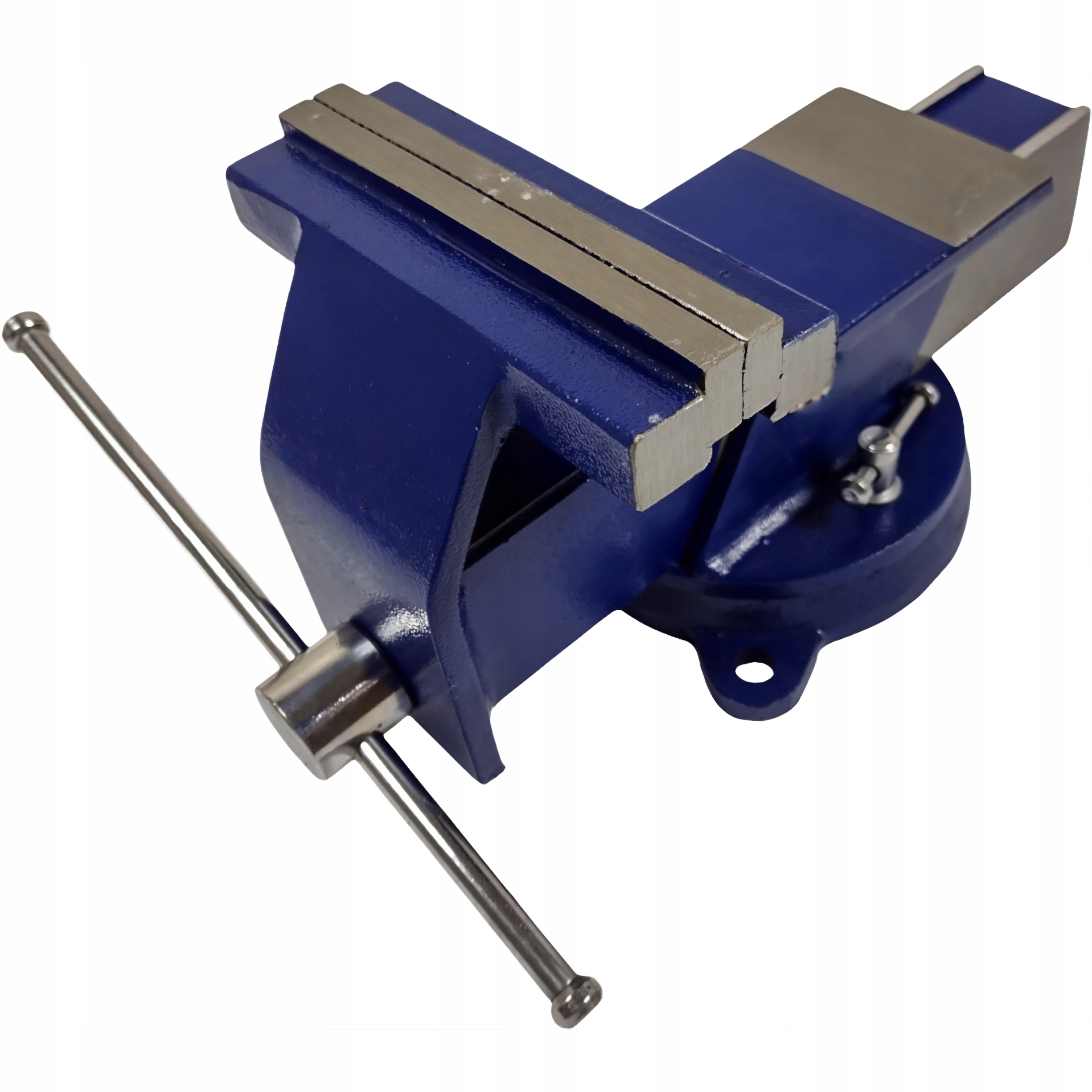 Imadło Ślusarskie 125mm Obrotowe z Kowadłem 360ST. Stołowe Żeliwne