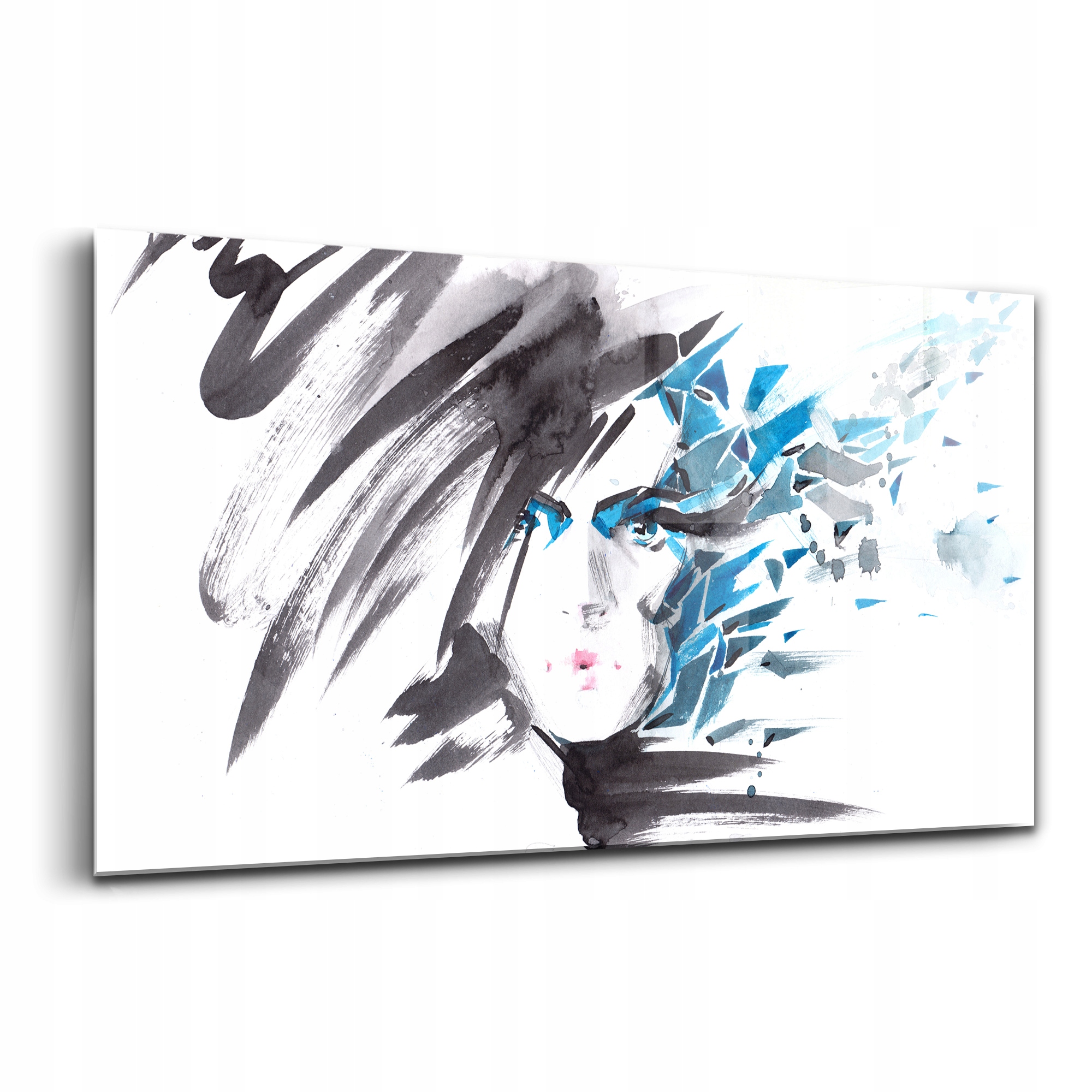 Obraz do obývacího pokoje Abstrakce Tvář ženy 100x50 cm