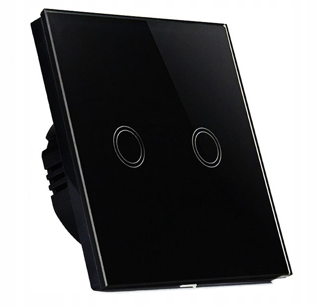 

Włącznik Łącznik Pojedynczy Dotykowy Led Szklany